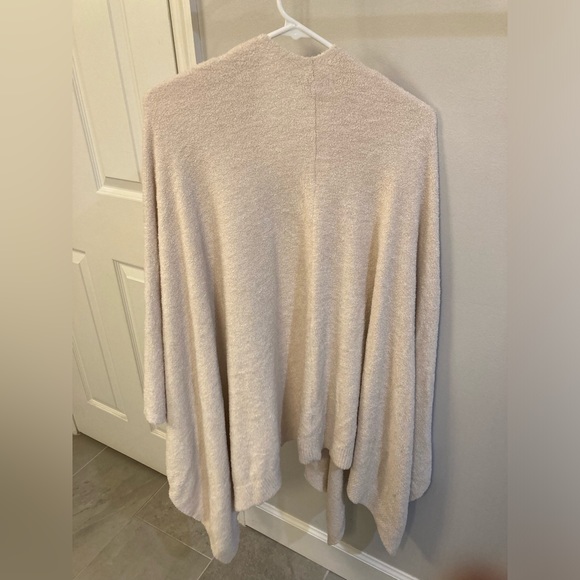 Barefoot Dreams Cozychic Lite Shawl Cardigan Cream Color plus size one size - Picture 4 of 6